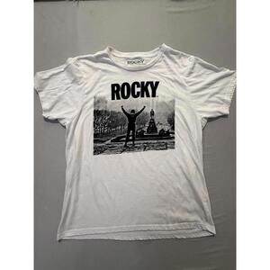 Men’s Streetwear Rocky Casual Soft Tshirt Size XL